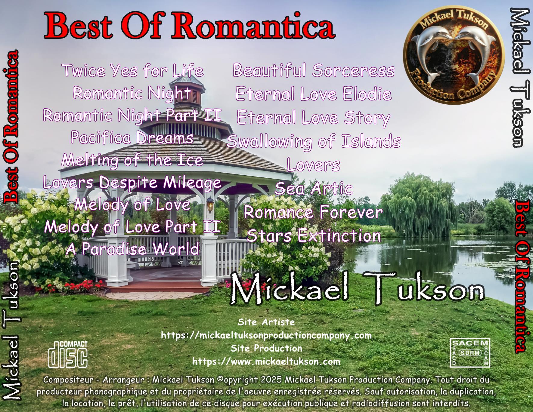 Pochette arrière — BEST OF Romantica